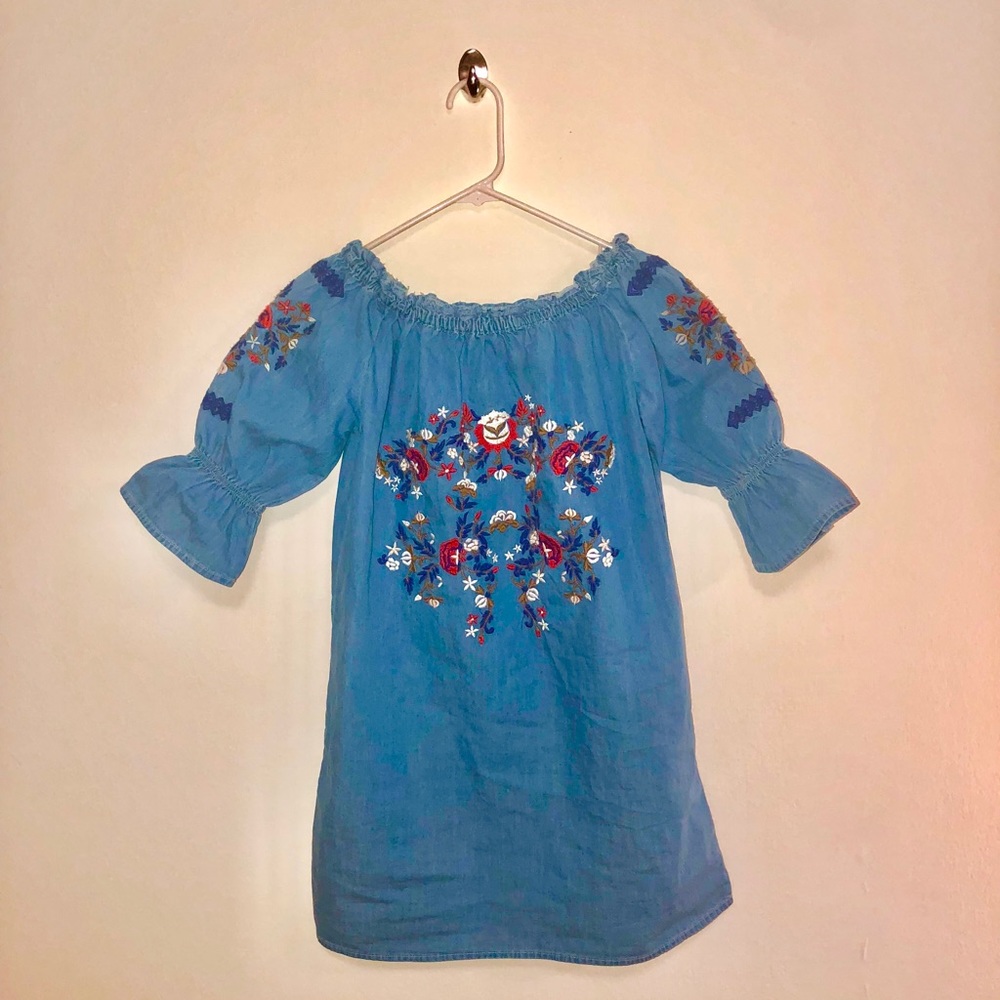 Blue casual dress 😍